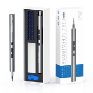 Kit de Chave de Fenda Elétrica Precision - Compacto, Recarregável e Magnético