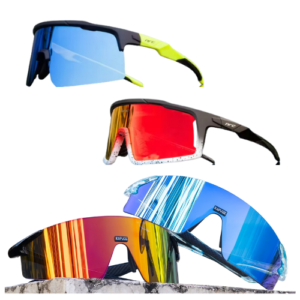 Óculos de Sol Esportivos Kapvoe-TR90, Unissex, com 3 Lentes UV400 – Ideais para Ciclismo, MTB, Pesca, Caminhadas, Motociclismo