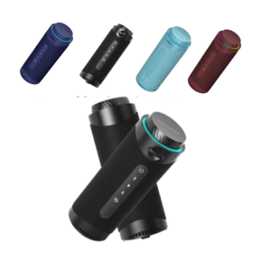 Tronsmart T7 Caixa de Som Bluetooth 360° com Som Envolvente, LED Vibrante, Bluetooth 5.3 e APP Personalizável