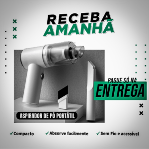 Aspirador de Pó Portátil