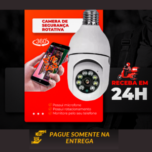 Câmera de Segurança Rotativa