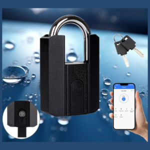 Cadeado Inteligente BBDHOME - Controle via App, Impressão Digital, Keyless, Impermeável e Resistente para Uso Externo