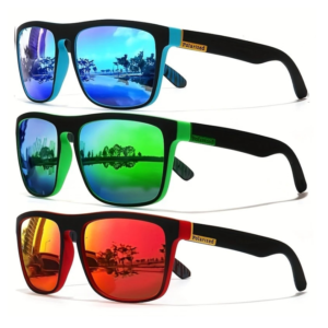 Óculos de Sol Polarizados Quadrados Vegueros - Estilo Vintage Unissex com Proteção UV400 para Condução, Pesca e Moda